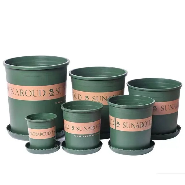 Round Pot Plastic Printed Pikirangi