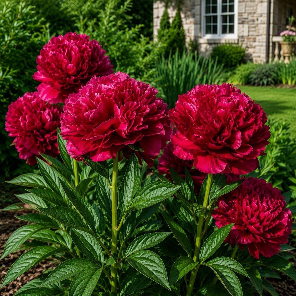 Paeonia lactiflora 'Henry Bockstoce' (Peony)