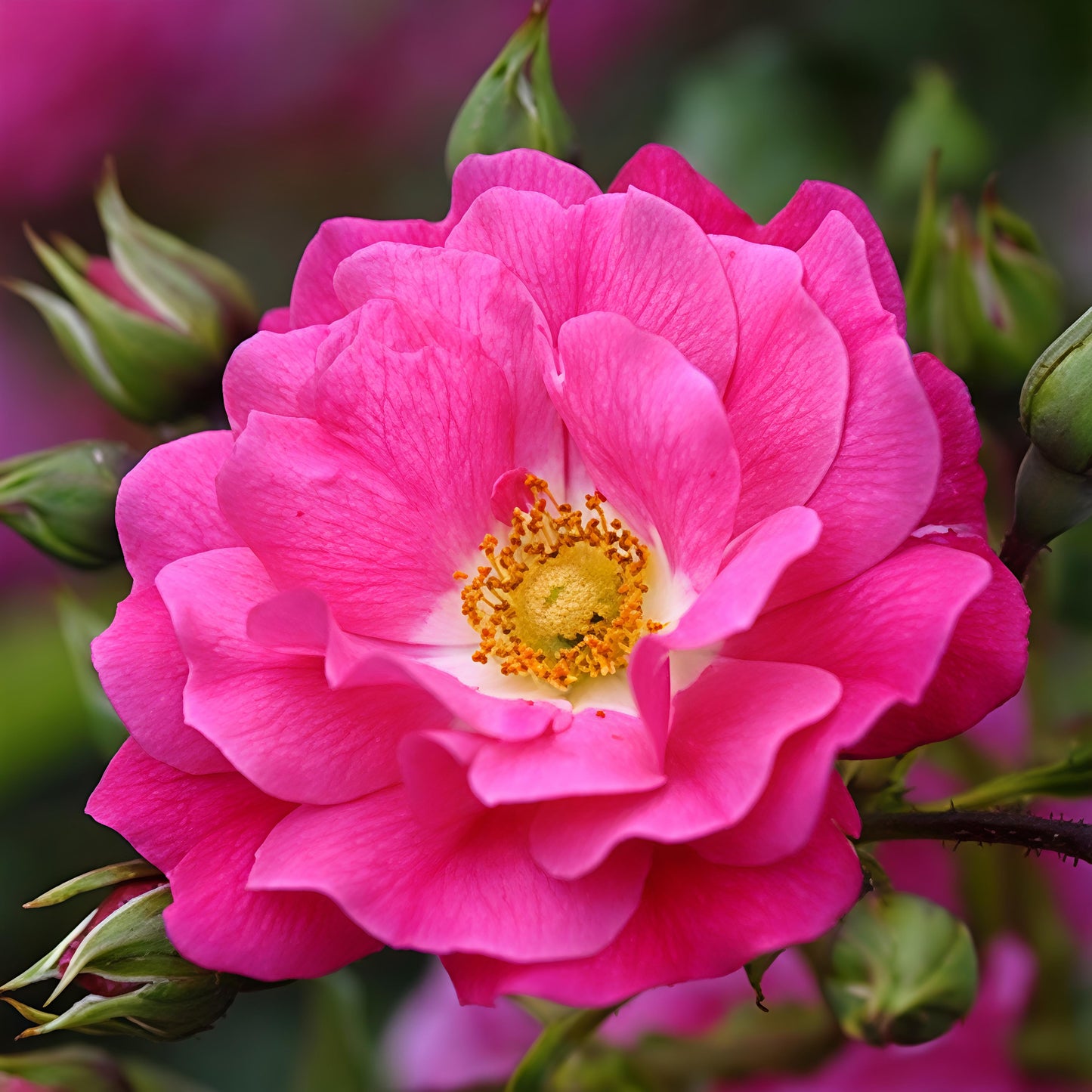 Rosa Flower Carpet® 'Pink' (Carpet Rose) Pikirangi