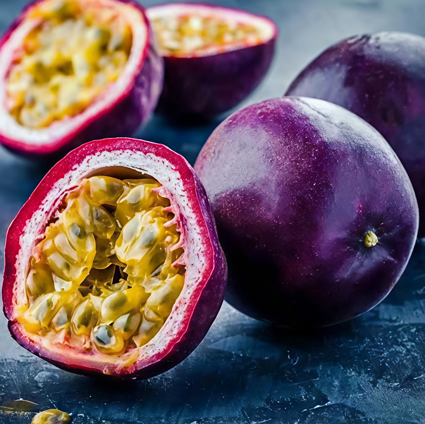 Passiflora edulis 'Red Flamenco' (Passionfruit)
