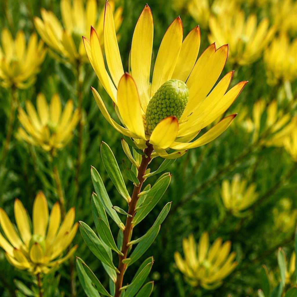 Leucadendron 'Bells Sunrise' (Conebush)