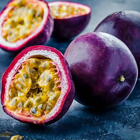 Passiflora edulis 'Red Flamenco' (Passionfruit)